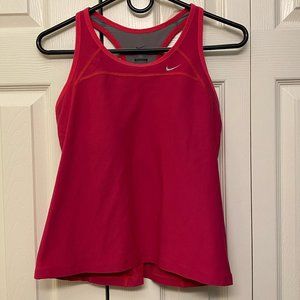 Pink Nike Dri-Fit with Built in Bra Tank
